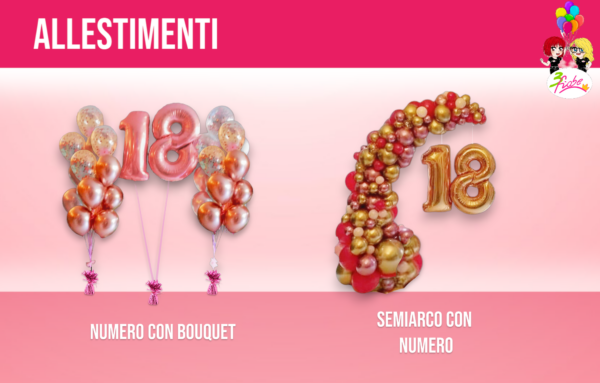 Allestimenti grandi con numero