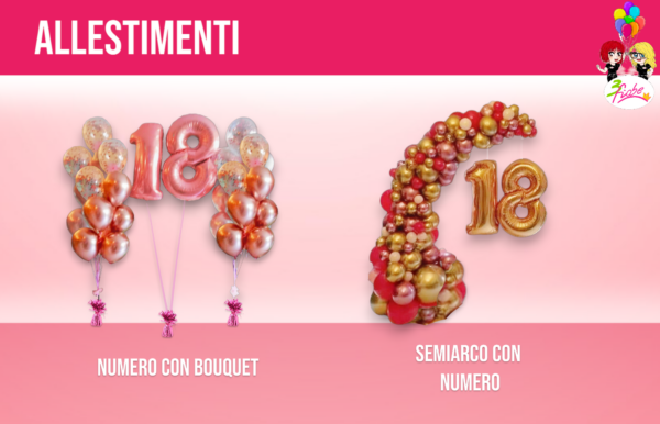 Allestimenti grandi con numero